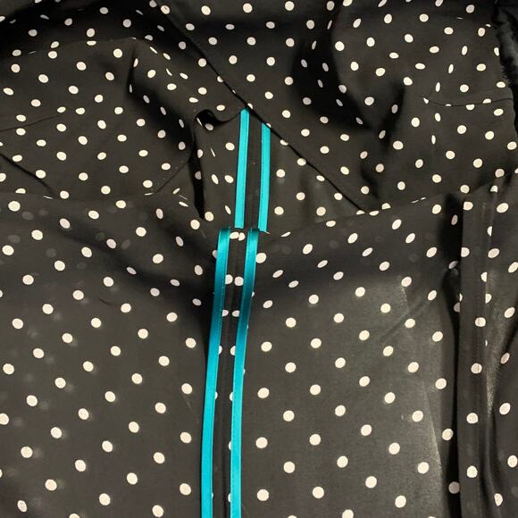 HAIDER ACKERMANN Size 42 Black White Polka Dot Viscose Sport Coat - Picture 6 of 8